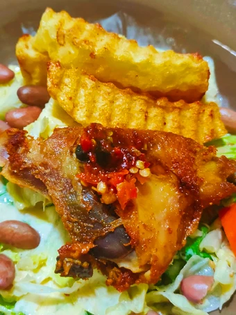 Langkah Mudah untuk Menyiapkan Resep  Simple Chicken Salad yang Enak, Menggugah Selera