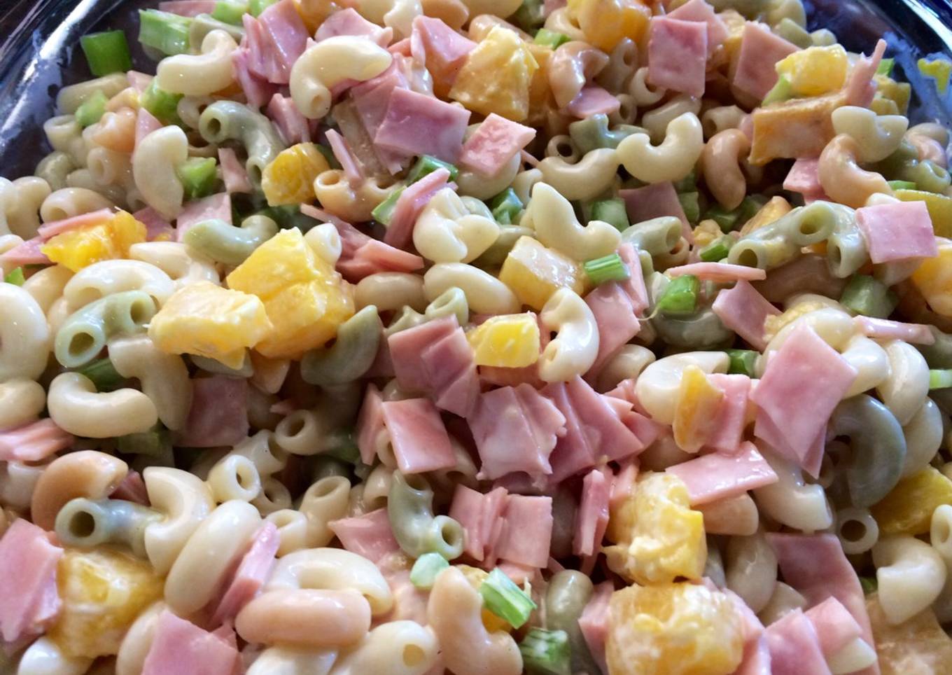 Ensalada de codito con piña