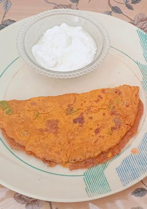 A picture of Women's Day Special : Crispy Besan-Rava Pudla.