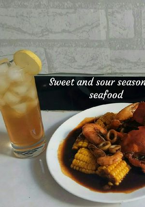 Foto resep Sweet and sour seasoning seafood