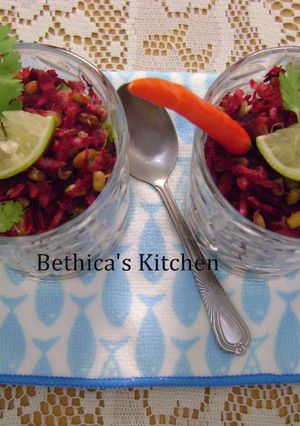 A picture of Beetroot & Sprouts Salad.