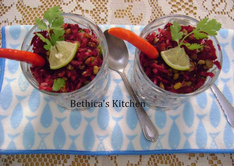 Recipe of Favorite Beetroot &amp; Sprouts Salad