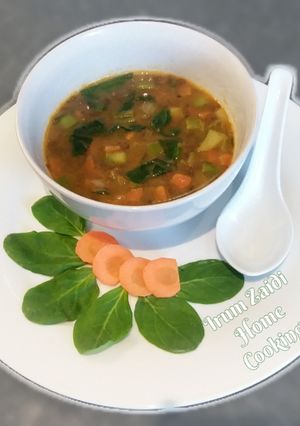 A picture of 🍲🥗Detox Moroccan Lentil Soup🍲🥗.