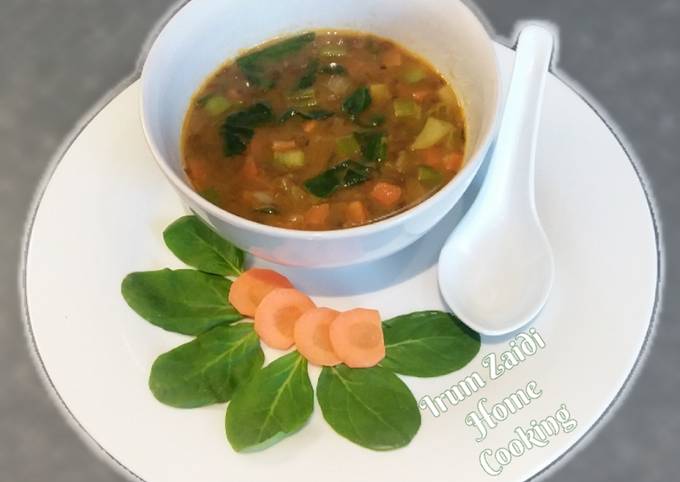 🍲🥗Detox Moroccan Lentil Soup🍲🥗