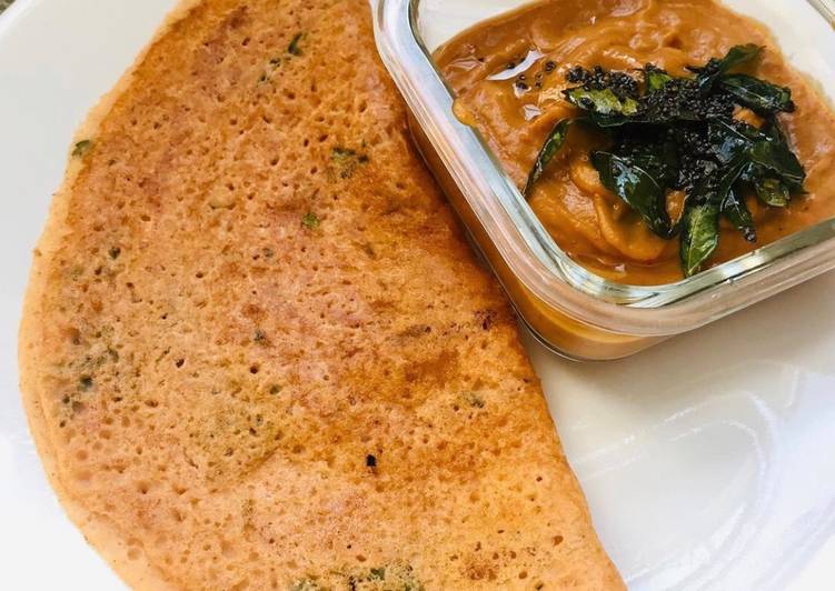 Instant Barnyard millet Tomato Dosa