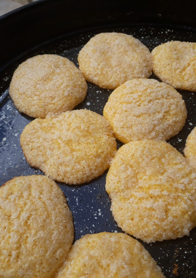 Una foto de Galletitas dulces con Polenta! Súper fácil