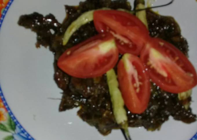 Resep: Ikan kering bumbu petis Enak Dan Mudah