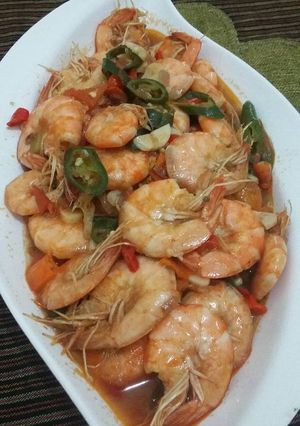 Foto resep Tumis Udang Pedas