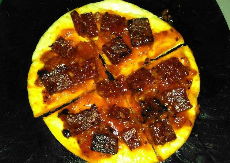 Resep Pizza Dendeng Saos Bolognaise oleh amalia ramadhini 