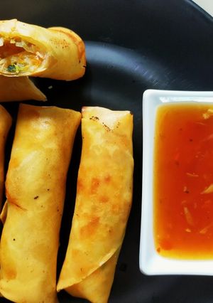 Foto resep Lumpia Isian Pepaya Muda