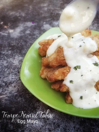 Langkah Gampang Membuat Resep 66. Tempe Kemul Tahu Egg Mayo yang Uenak Anti Ribet, Uenak Banget