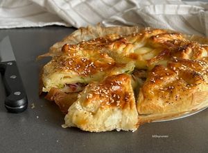 Foto di Torta rustica zucchine speck e scamorza