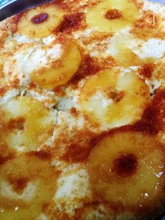 صورة لوصفة كيكه الأنناس🍍🎀