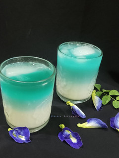 Foto resep Milky butterfly pea ice