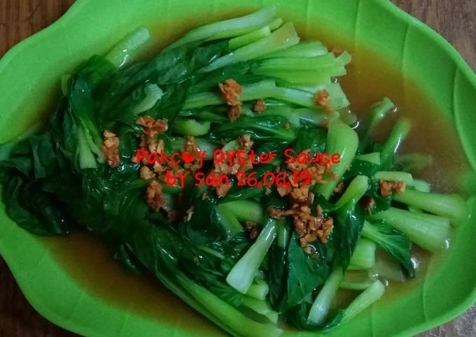 Resep Pakcoy Oyster Sauce Oleh Sans Kitchen Cookpad