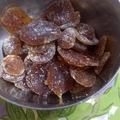 Honey Ginger lemon candy A picture of Honey Ginger lemon candy.