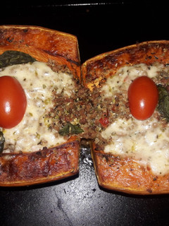Una foto de Calabaza rellena al horno