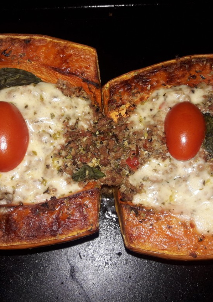 Una foto de Calabaza rellena al horno