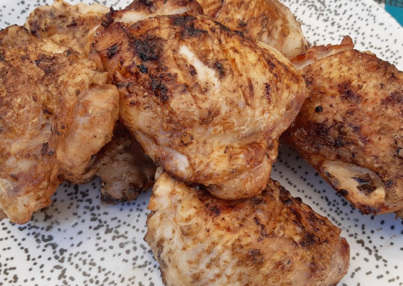 Poulet soja et gingembre au barbecue