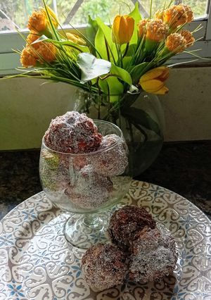 Una foto de Trufas nueces chocolate 🍫