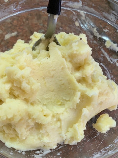 Una foto de Puré de papas en microondas sin desperdicios