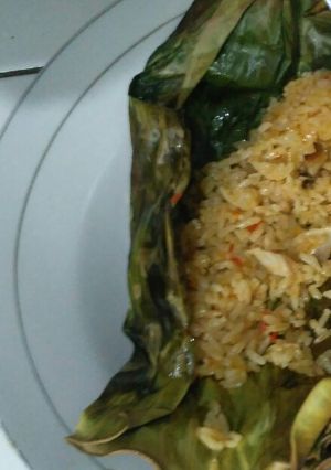 Foto resep Nasi goreng bakar pedas