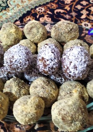 عکسی از دستور توپک بیسکو خرما