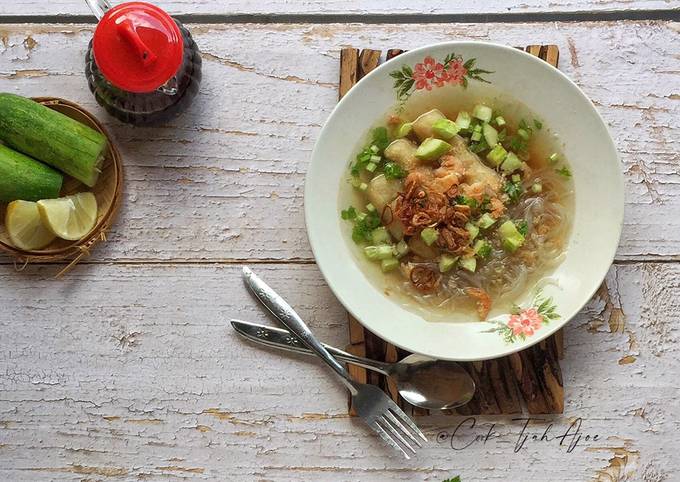 Resep Pkm Pempek Kuah Model Oleh Hesti Hauraa Yusuf Cookpad