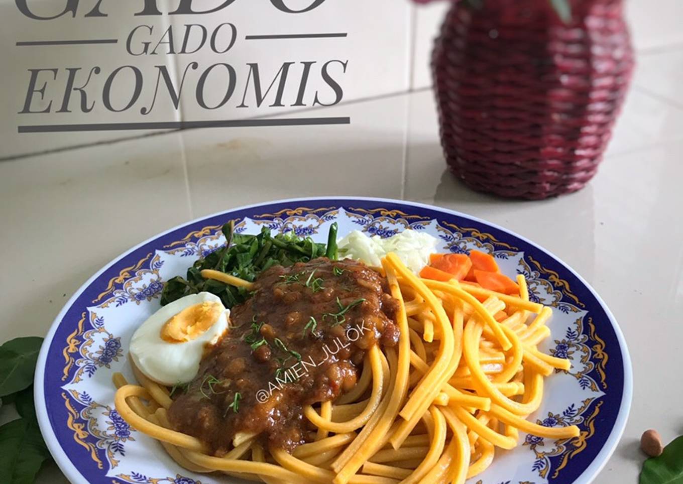 Gado Gado Ekonomis (Khas Aceh)