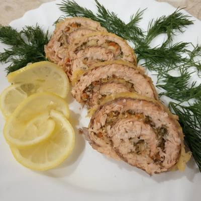 Рулетики Из Рыбы Фото