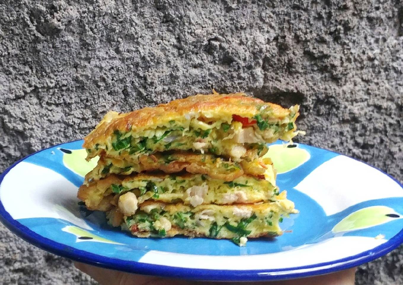 (191) Dadar Telur Pokcoy