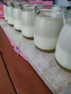 Foto resep Puding Gelas Moka Karamel