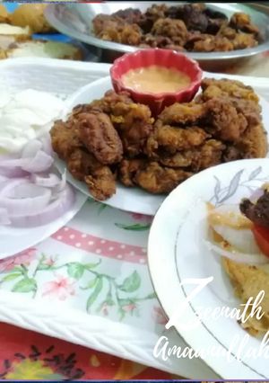 A picture of Homemade Zinger Burger.