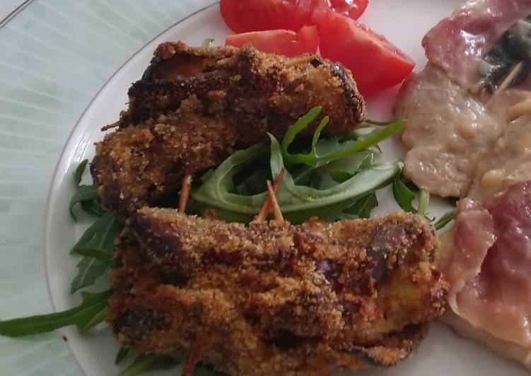 Involtini di melanzane alle erbe