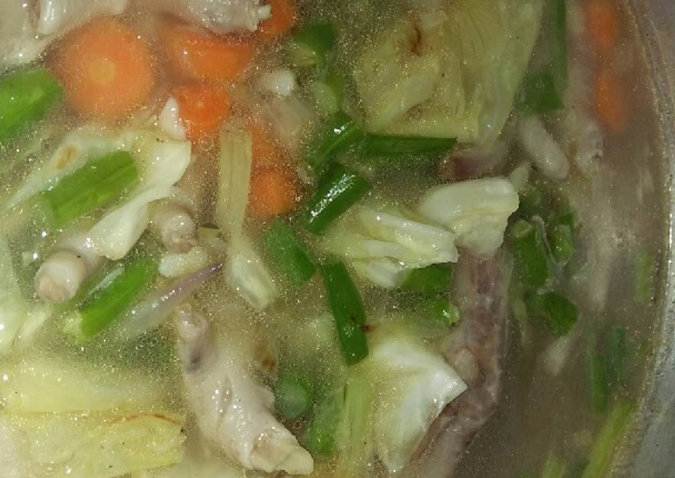 Sop Ceker agak ribet tapi enak