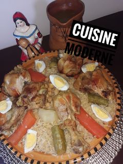 صورة لوصفة رشتة عاصمية بالدجاج 🍗 على اصولها 🇩🇿🇩🇿