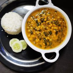 A picture of Methi vali khatti mithi daal.