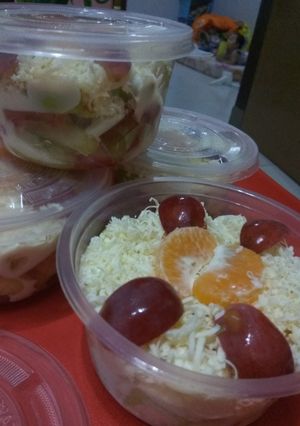 Foto resep Salad Buah Mayo Yakult