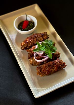 A picture of Mutton Sheekh Kabab.