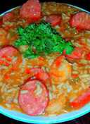 Mike's EZ Shrimp & Spicy Andouille Sausage Gumbo