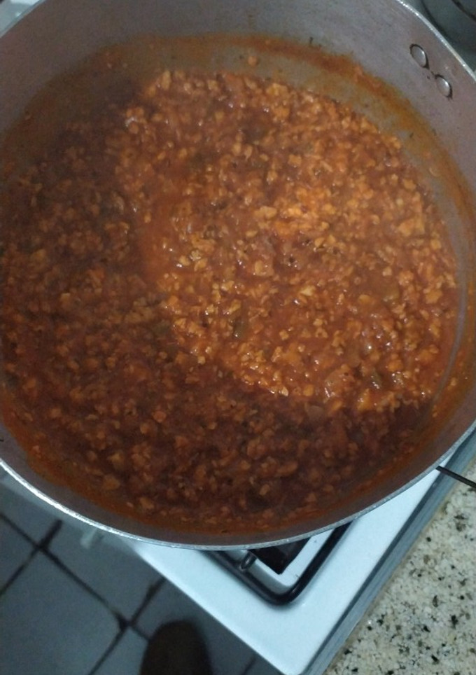 Una foto de Salsa bolognesa de soja