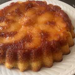 Una foto de Pastel de Manzana invertido
