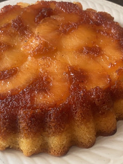 Una foto de Pastel de Manzana invertido