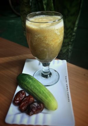 Foto resep Jus timun kurma