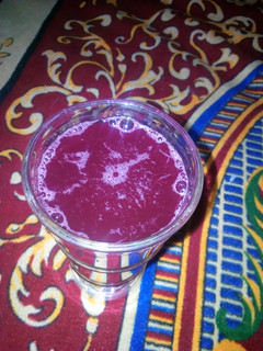 A picture of Beetr root juice.