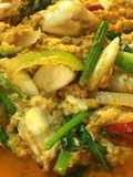 เนื้อปูผัดผงกะหรี่