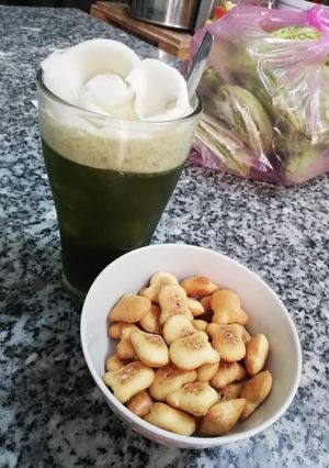Hình của món Rau má dừa.