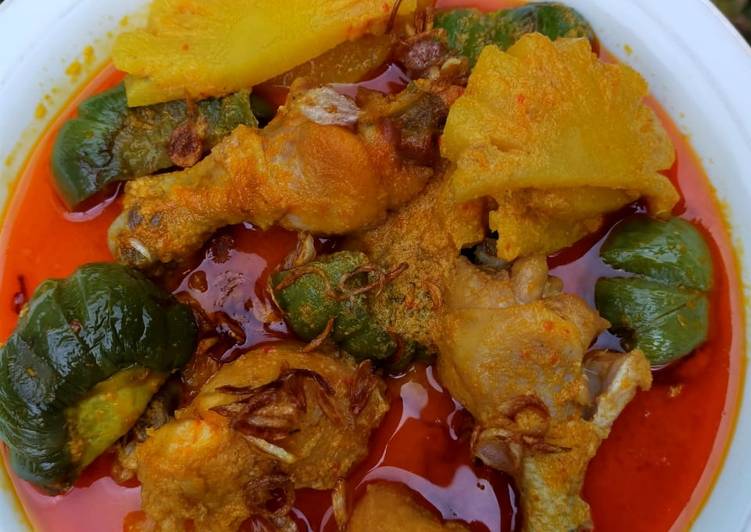 Resep Ayam Kuah Nanas + Terong🍍 Anti Gagal