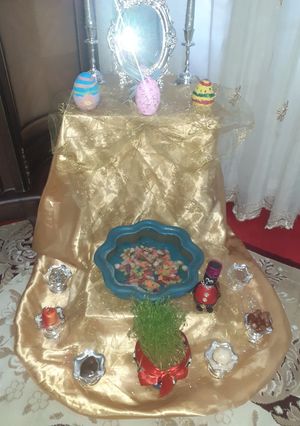 عکسی از دستور هفت سین🌹🌹🌹
