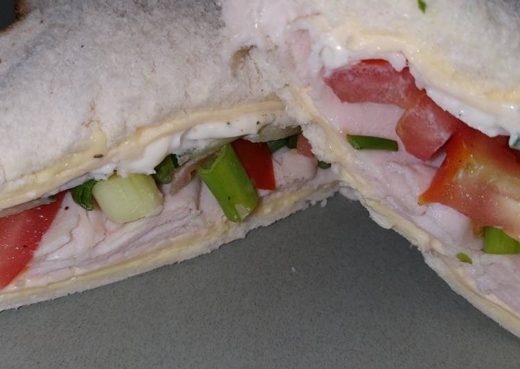 Recipe of Any-night-of-the-week My turkey salad sambo